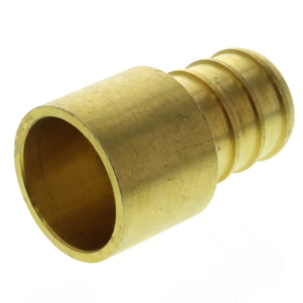 Crimp pex fittings barbed