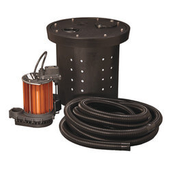 sump pump liberty pumps basin crawl space kit csp hp pit hose system backup basins perforated emergency assembled pre series