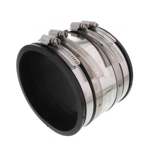 105644SR Fernco 105644SR 4" x 4" Shear Ring Coupling (Cast Iron or PVC to Cast Iron or PVC)