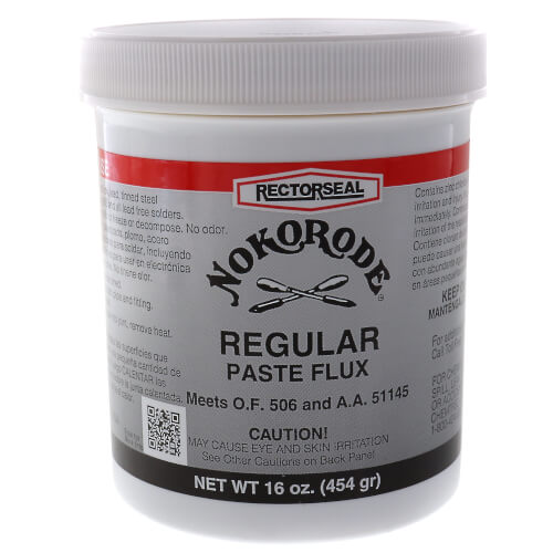 14030 Rectorseal 14030 Nokorode Regular Paste Flux, 1 lb