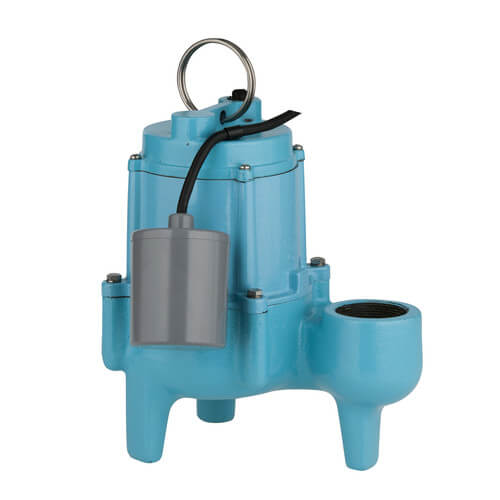 509215 Little Giant 509215 9SNCIARF 4/10 HP Submersible Sewage Ejector Pump w/ Piggyback