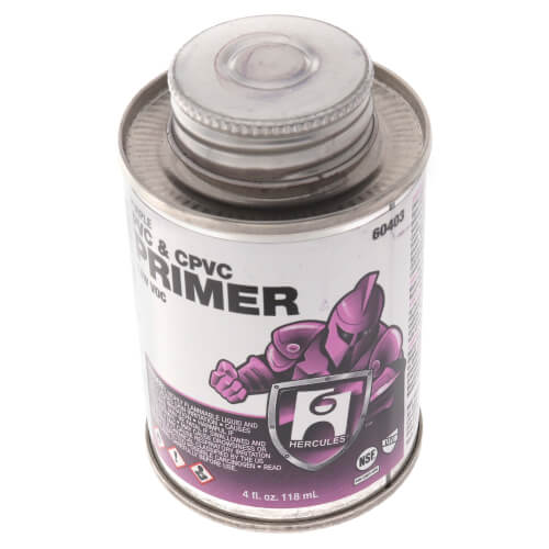 60403 Hercules 60403 4 oz. PVC & CPVC Primer (Purple)