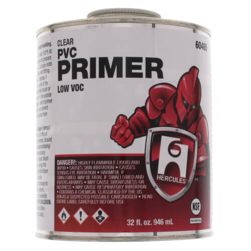 60465 Hercules 60465 1 qt. Clear PVC Primer