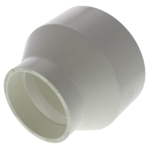 P102585 Spears P102585 8" x 6" PVC DWV Reducer Coupling