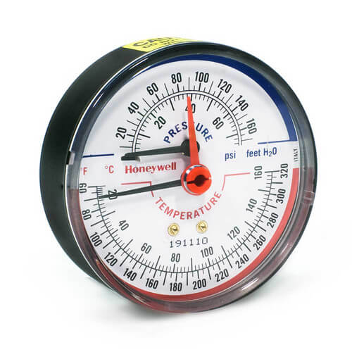TD090 HoneywellSparco TD090 1/4" NPT, 31/8" Face, Temperature
