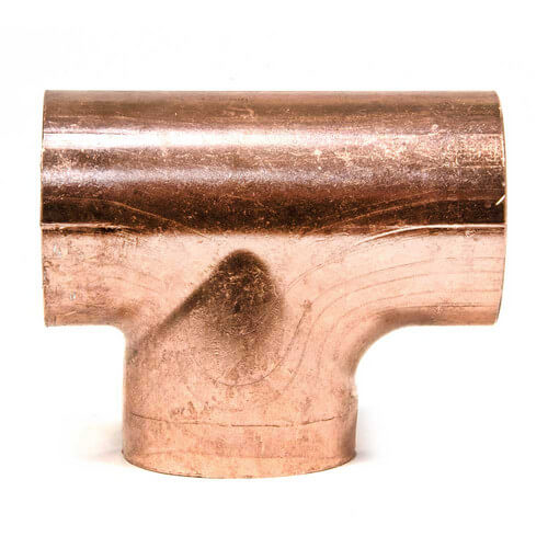 46638 Elkhart 46638 2" x 2" x 11/2" Wrot Copper DWV Wye